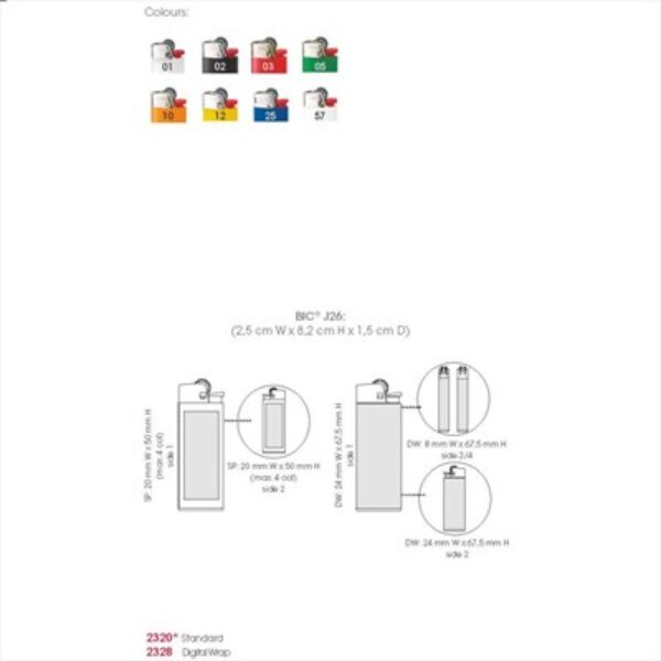 BIC® J26 Feuerzeuge